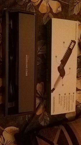 Customer photo review of Beard Straightener (Heated Combing Brush)
