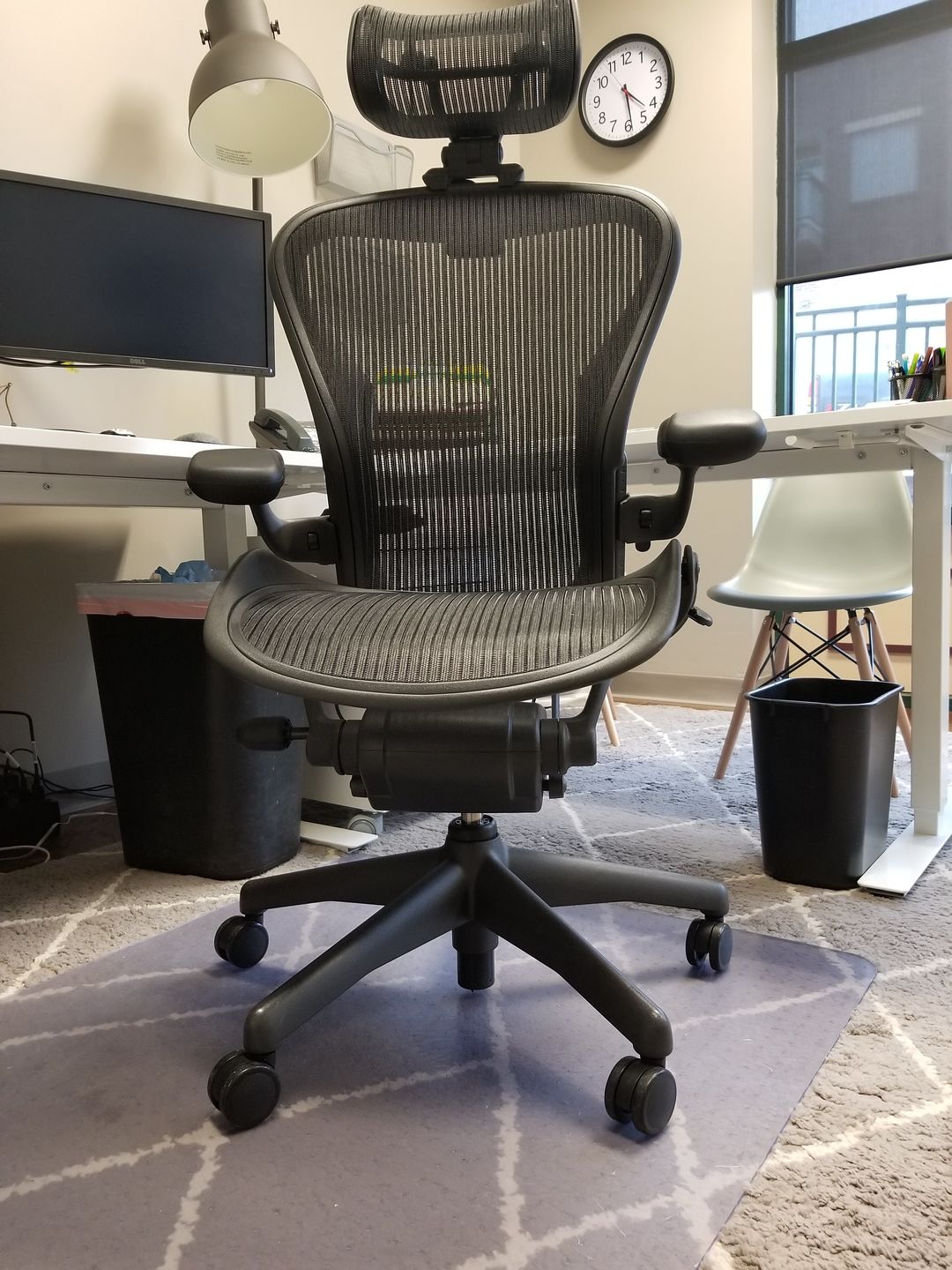 Customer photo review of Classic Aeron Chair | Black | Size B (Renewed)
