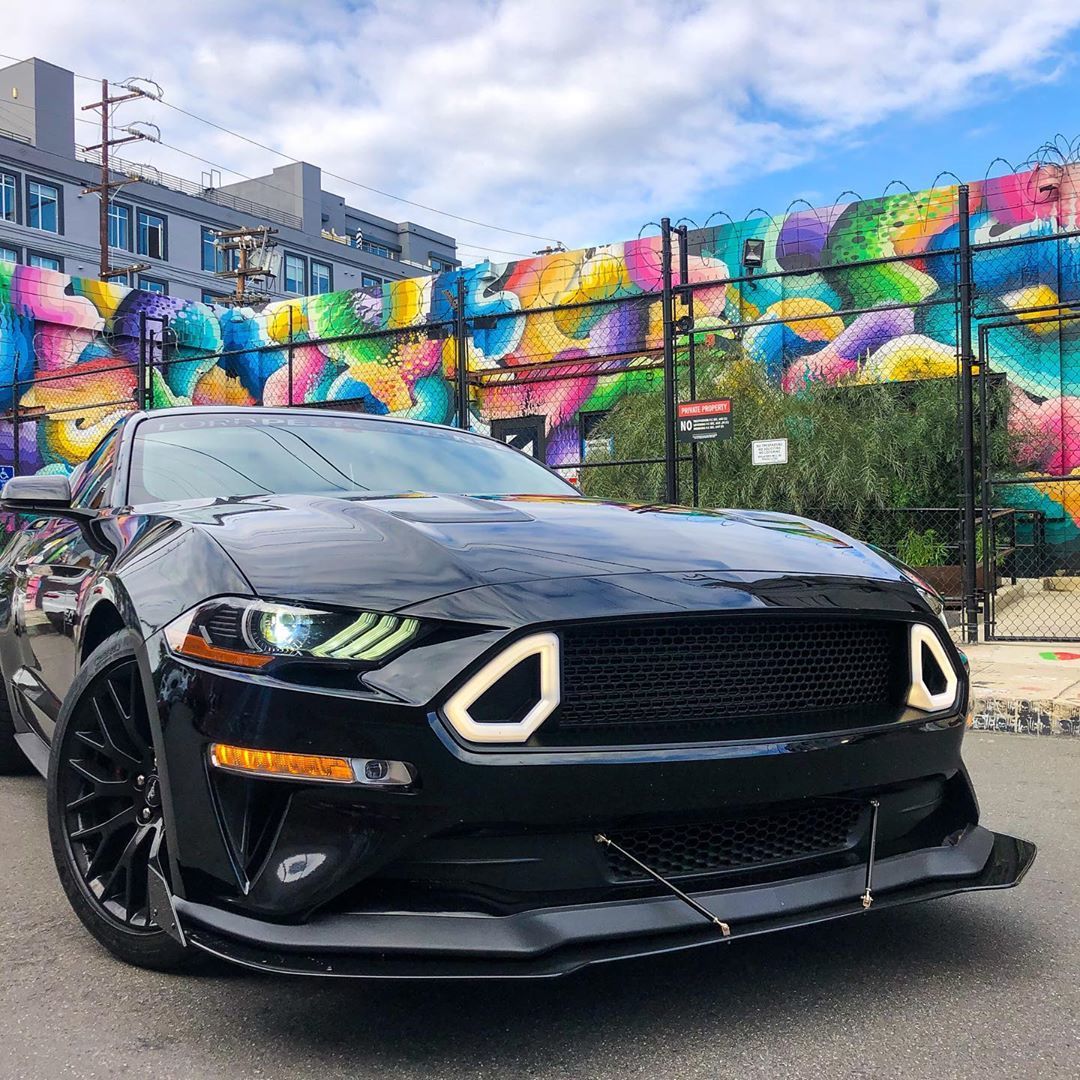Customer photo review of R Spec Style Grille w/ LED DRL(2018 - 2019 Ford Mustangs)