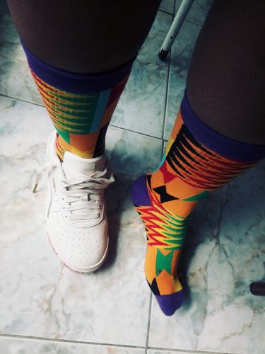 Customer photo review of The Classic Afrisocks Collection