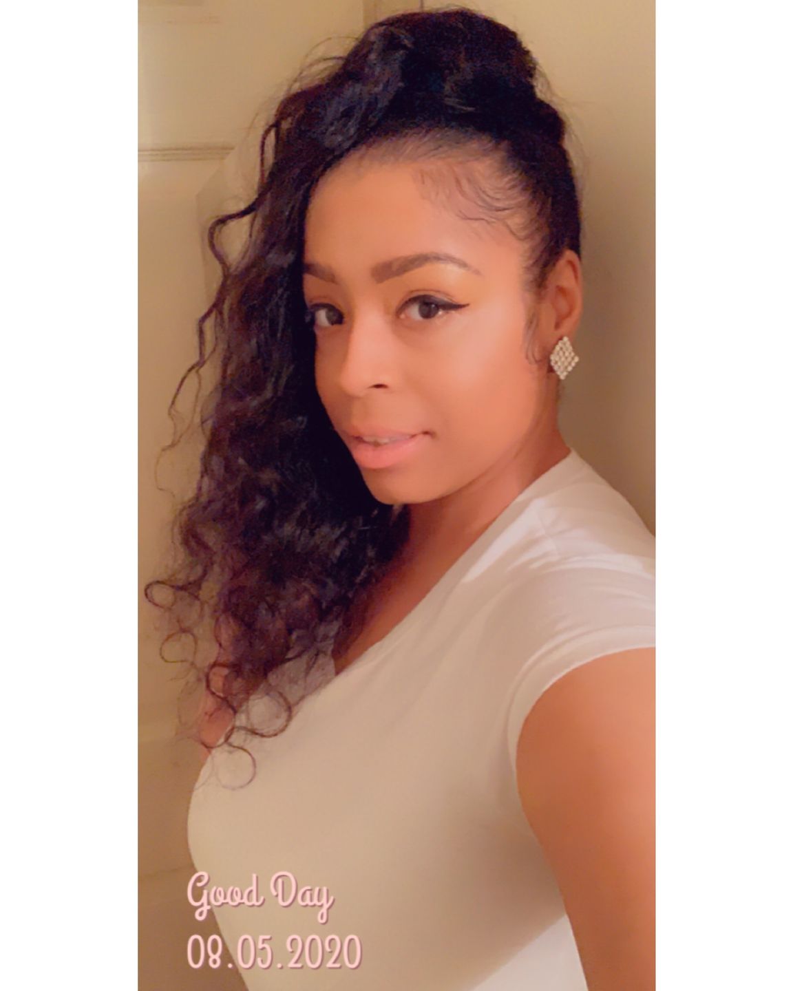 Customer photo review of Ponytail Indian Wavy (100g)