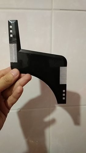 Customer photo review of Facial Hair Styling Template