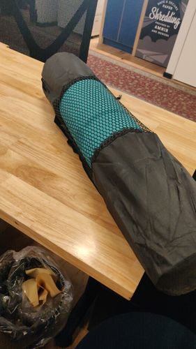 Customer photo review of LOTUS MATTE - die Yoga Matte, die durch Markierungen korrigiert