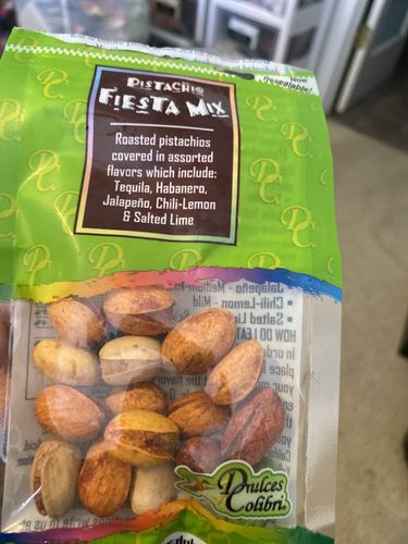 Customer photo review of Pistachio Fiesta Mix | 6 Packs
