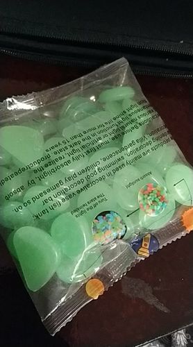 Customer photo review of LET'S GLOW - die dekorativen Leuchtsteine für den Garten