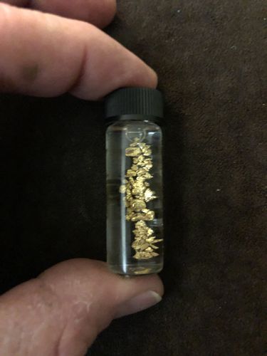 Customer photo review of Goldn Paydirt 'EUREKA' Panning Pay Dirt Bag Gold Paydirt Panning Unsearched