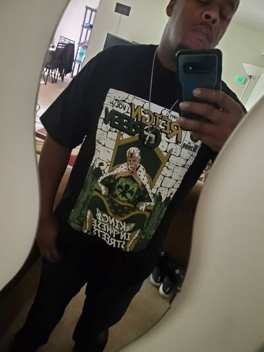 Customer photo review of Mystery Box of 10 T-Shirts