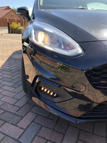 Customer photo review of Fiesta MK8 ST/ST Line Race Style Fog Light Armour