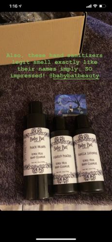 Customer photo review of Rinse Free Hand Cleanser