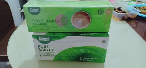 Customer photo review of Sante Pure Barley 30 SACHETS 90GRAMS