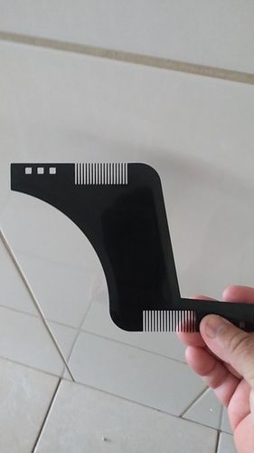Customer photo review of Facial Hair Styling Template