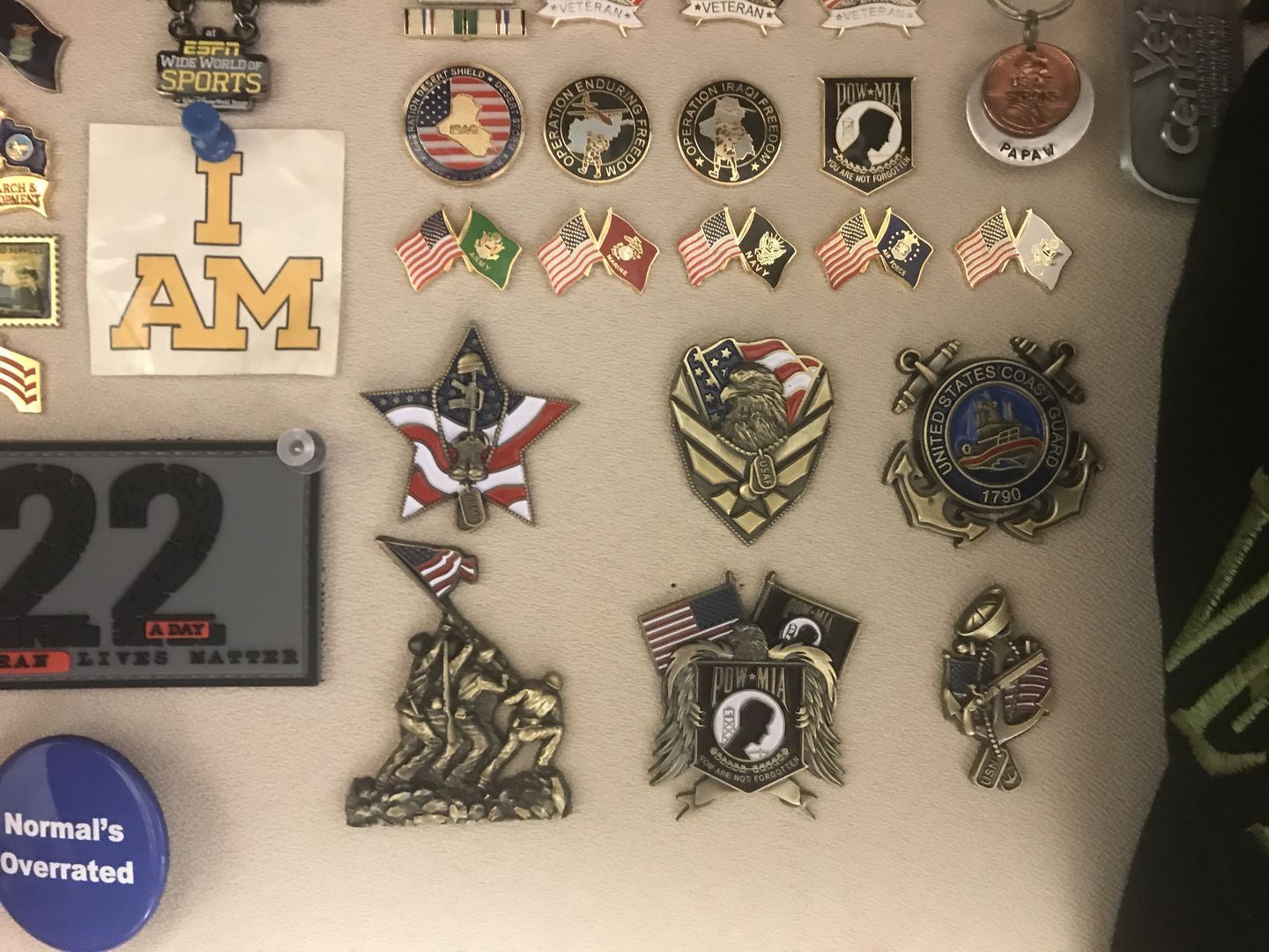 Customer photo review of POW*MIA Memorial Coin