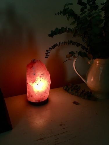 Customer photo review of Original Himalayan Salt Lamp (Medium)