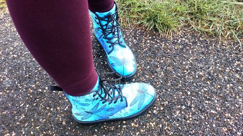 Customer photo review of Galaxy Dragonfly Handcrafted Boots