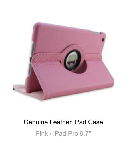 Customer photo review of Genuine Leather iPad Case