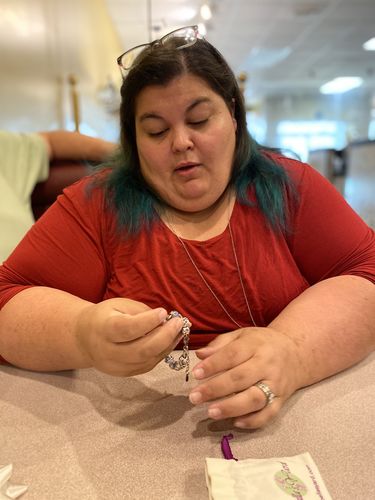 Customer photo review of Piece Of My Heart Bracelet