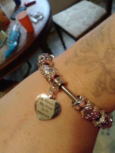 Customer photo review of Piece Of My Heart Bracelet
