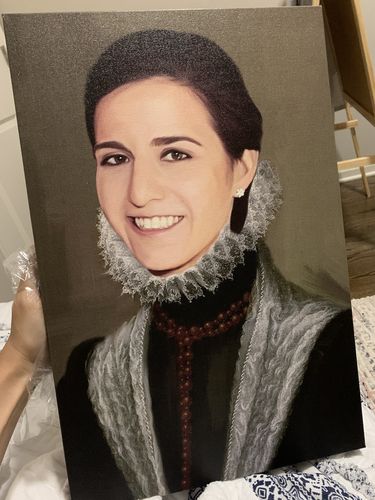 Customer photo review of The Countess - Custom Canvas