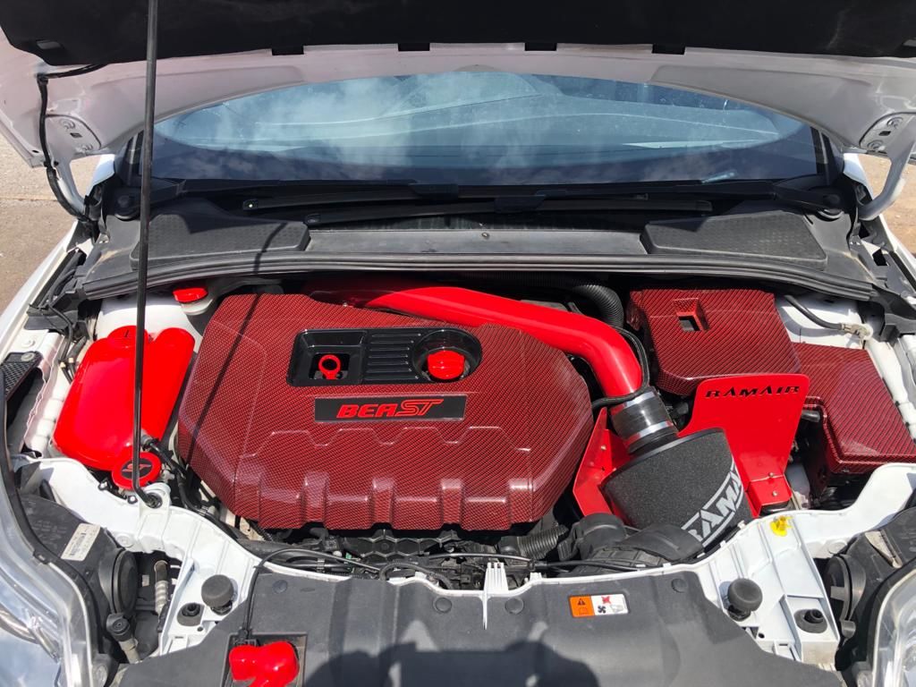 Customer photo review of Mk2/3/4 Focus / Mk 6/7/8 Fiesta, ST180 Engine Cap Cover Kit (Painted/ Hydrodipped)