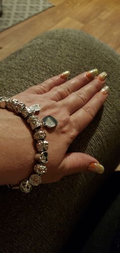 Customer photo review of Mother Daughter Eternal Love Bracelets
