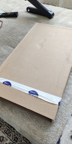Customer photo review of Adjustable Ergonomic Portable Aluminum Laptop Desk