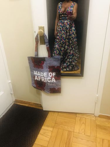 Customer photo review of African Print Fabumi Dress
