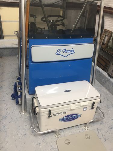 Customer photo review of ICEY-TEK Classic 95 Quart Cooler Seat Cushion