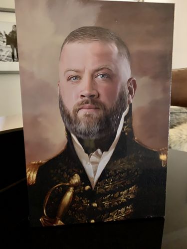 Customer photo review of The General - Custom Canvas