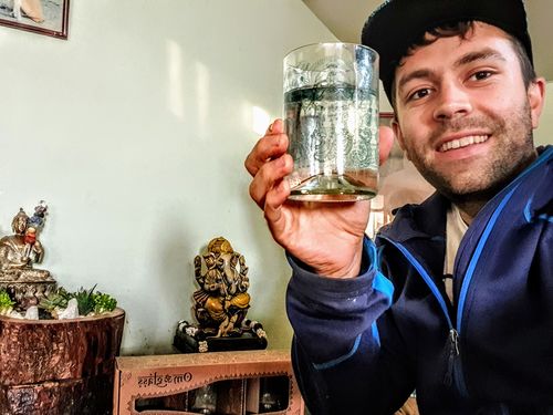 Customer photo review of Om Glass