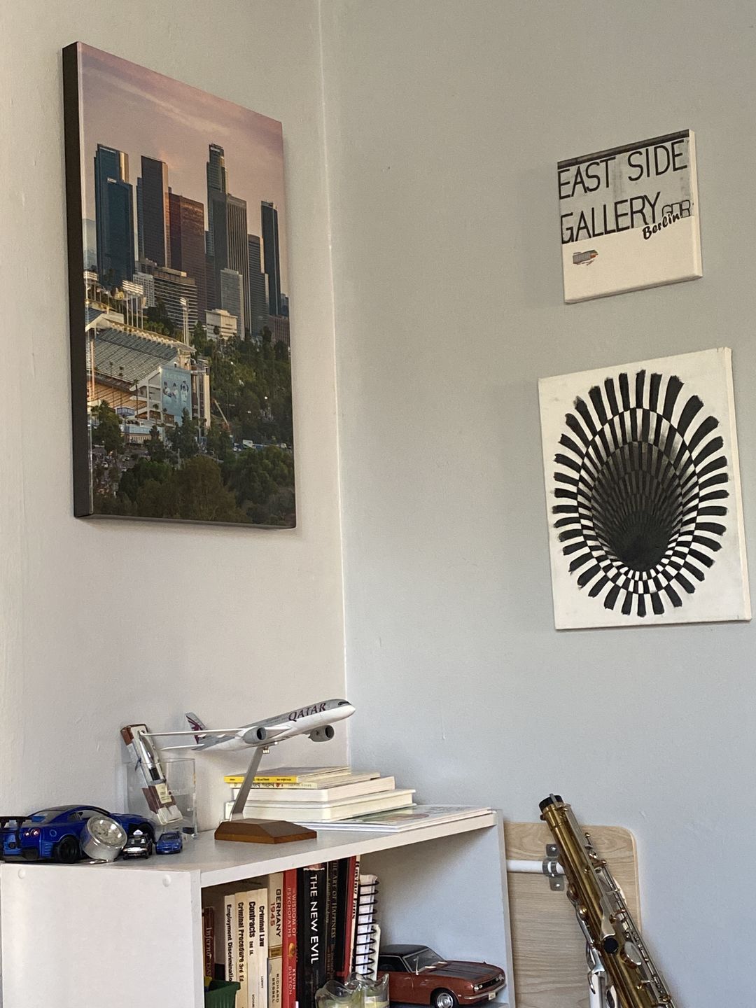 Customer photo review of Los Angeles & Dodger Stadium Wall Art Sports Decor