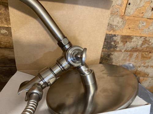 Customer photo review of 1-Spray Dual Shower Head Set