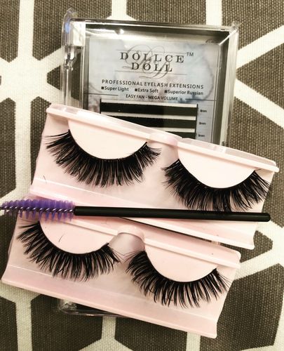 Customer photo review of 0.10 Easy Fan Russian Volume Cashmere Lashes (16 lines)