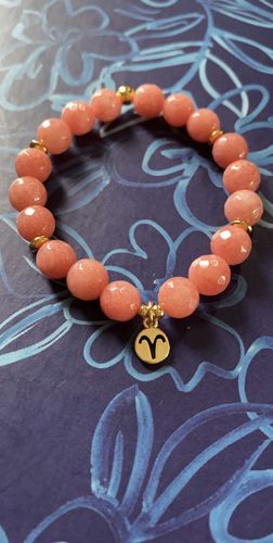 Customer photo review of 15" 8mm/10mm/pink red Malaysian jade Round beads gemstone