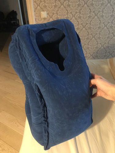 Customer photo review of Reismaatje 2.0 | Het ideale reis kussen