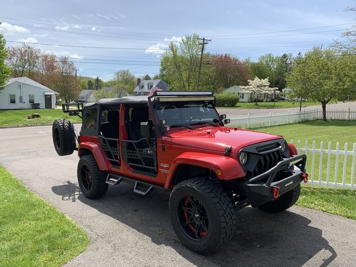 Customer photo review of Gladiator Grille w/ LED Off-Road Lights ( 07 - 18 Jeep Wrangler JK )