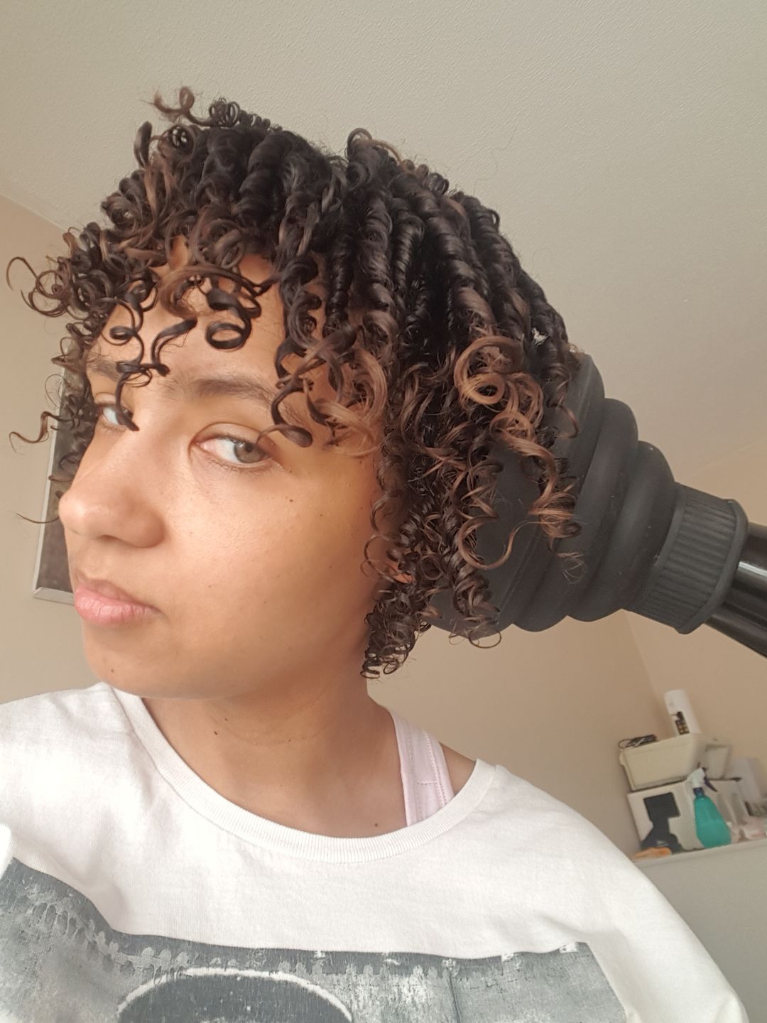 Customer photo review of Universal Collapsible Silicone Diffuser