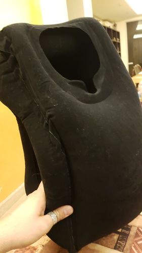 Customer photo review of Reismaatje 2.0 | Het ideale reis kussen