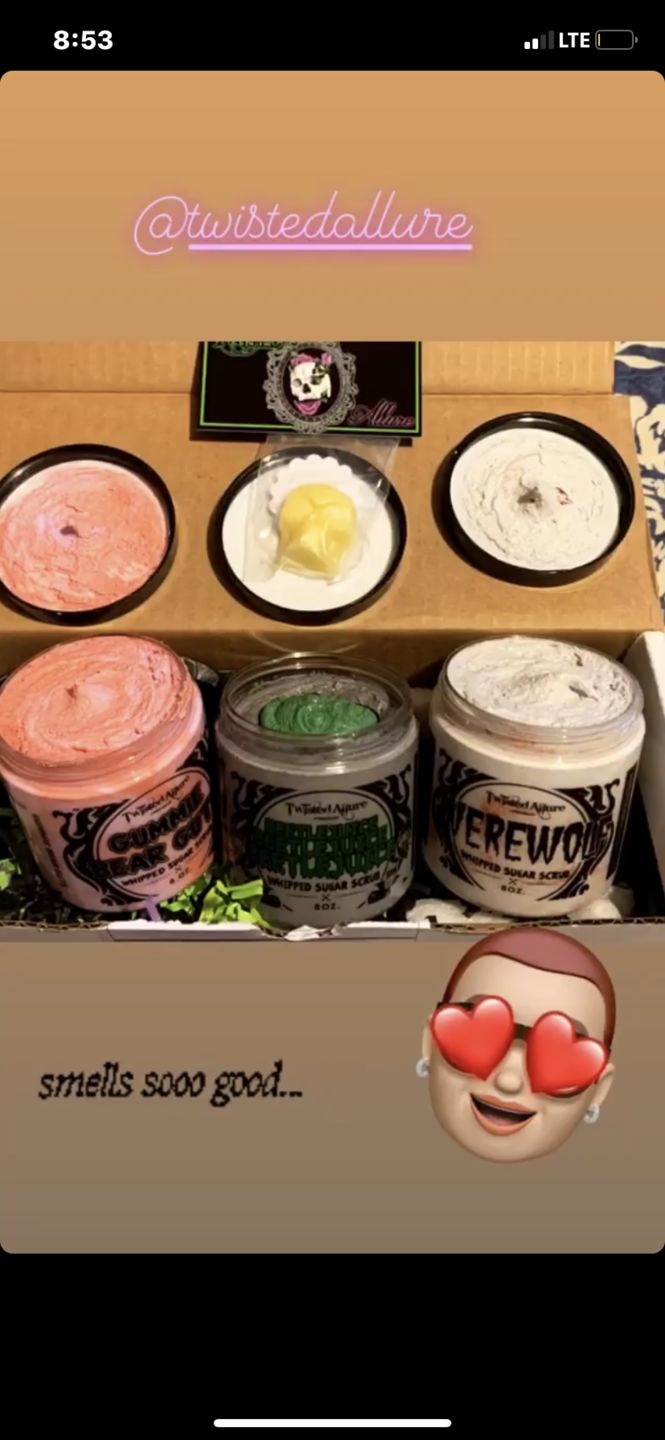Customer photo review of Werewolf Whipped Sugar Scrub