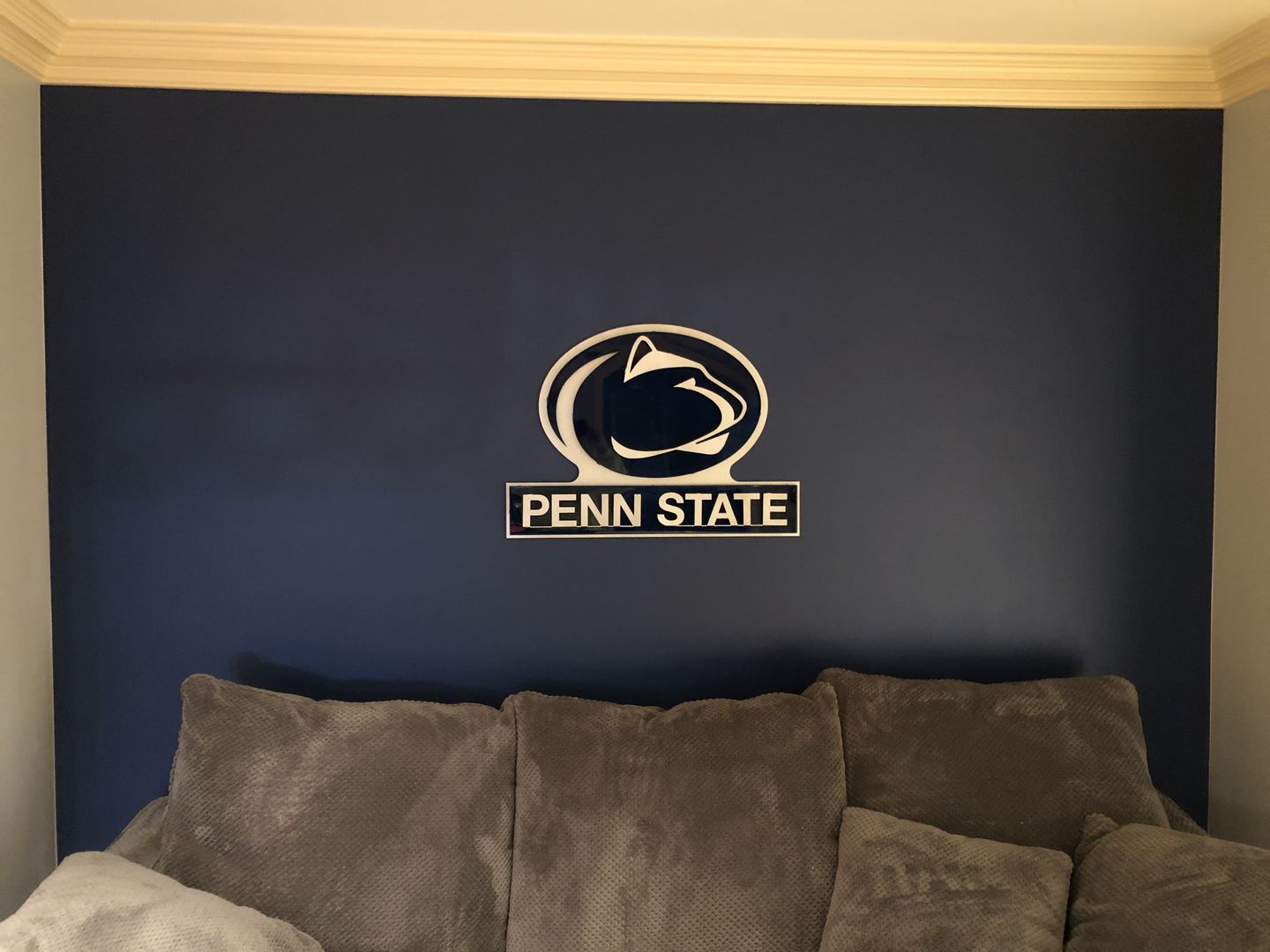 Customer photo review of Penn State University Nittany Lions w/ Penn State 3D Artwork