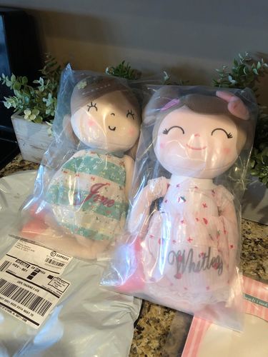 Customer photo review of Personalized Leyadoll (Pink) with Gift Bag