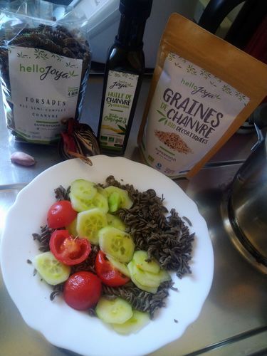 Customer photo review of Pâtes Bio Blé Semi-complet / Chanvre - 250g