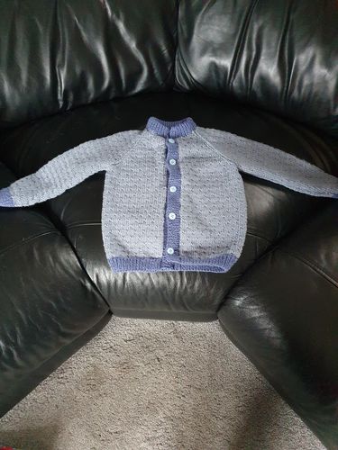 Customer photo review of Baby Mystery Knitting Box