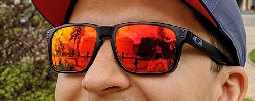 Customer photo review of MRY Replacement Lenses for Oakley Holbrook