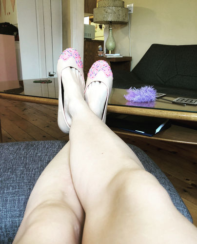 Customer photo review of Strawberry Scented Jimmie Sprinkle Flats