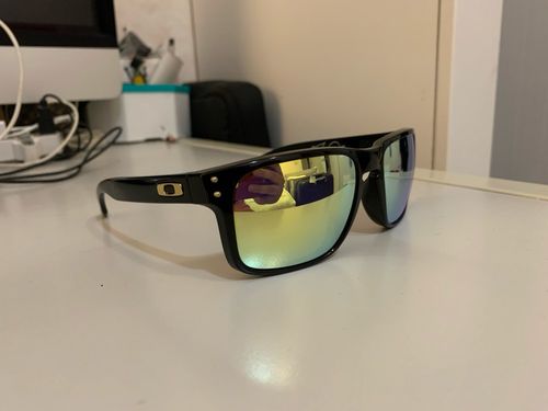 Customer photo review of MRY Replacement Lenses for Oakley Holbrook