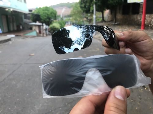 Customer photo review of MRY Replacement Lenses for Oakley Batwolf OO9101