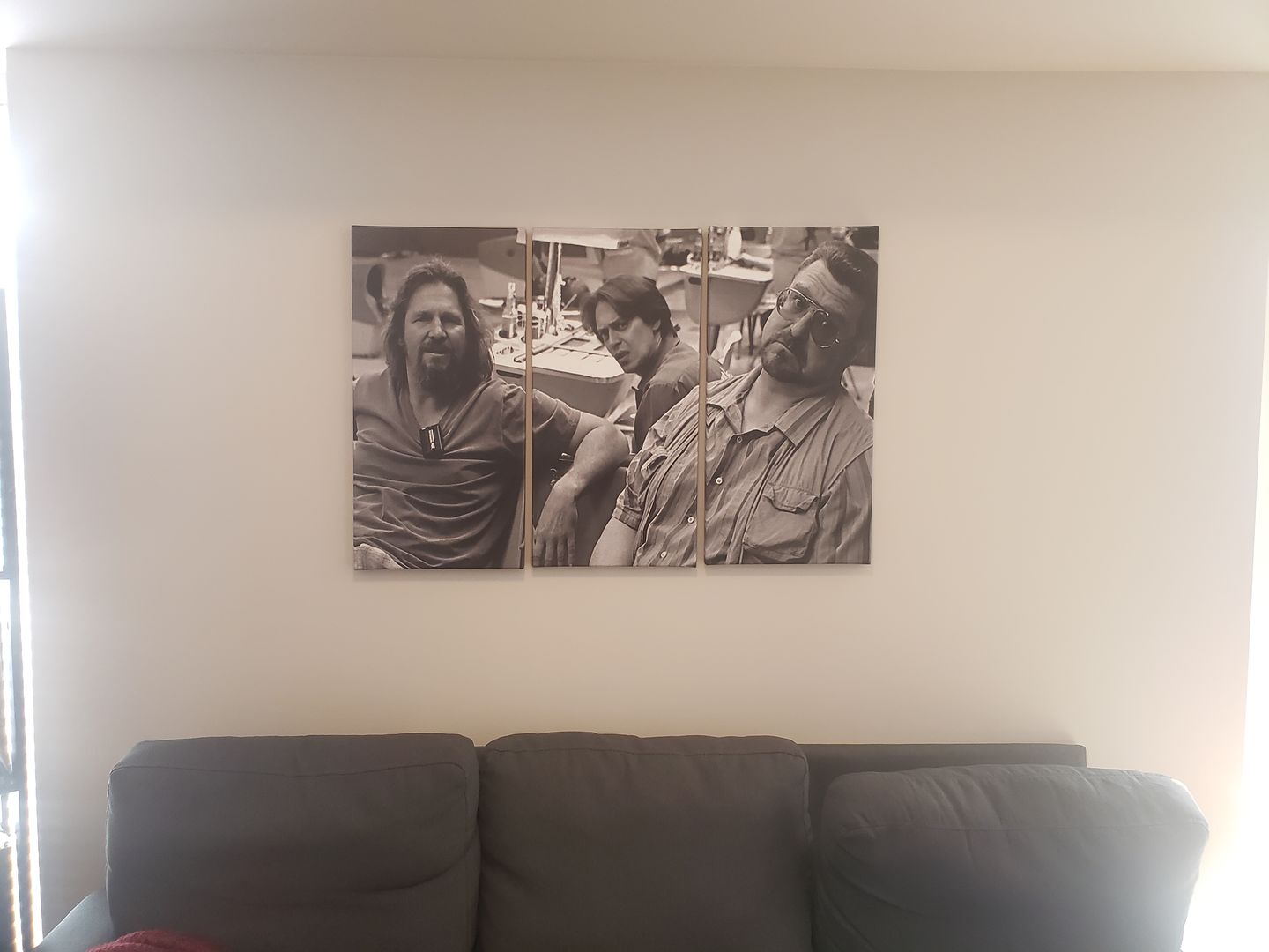 Customer photo review of The Big Lebowski Wall Art