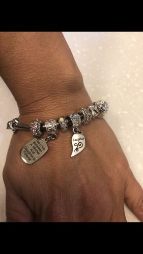 Customer photo review of Mother Daughter Eternal Love Bracelets