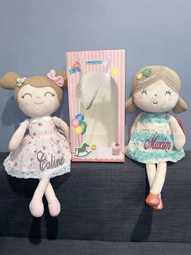 Customer photo review of Personalized Leyadoll (Pink) with Gift Bag
