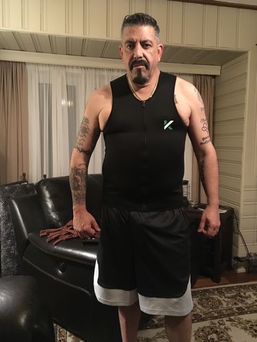 Customer photo review of Men's Zipper Neoprene Sauna Vest